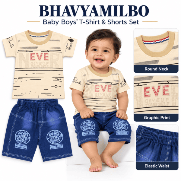 RAkib kids Rakib fashion half jeans tshirt no.20